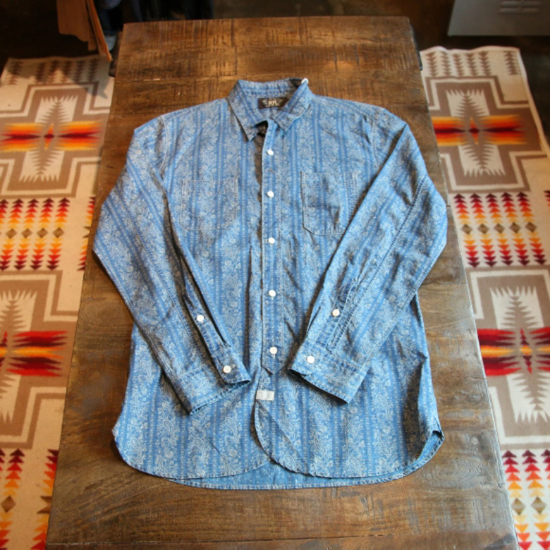 RRL pasely work shirts