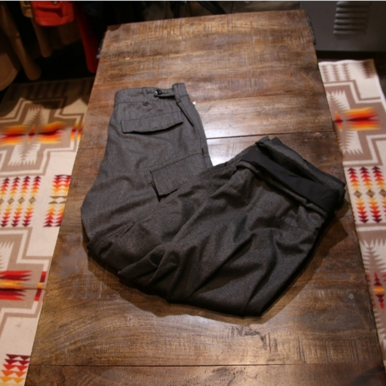 engineered garments wool cargo pants