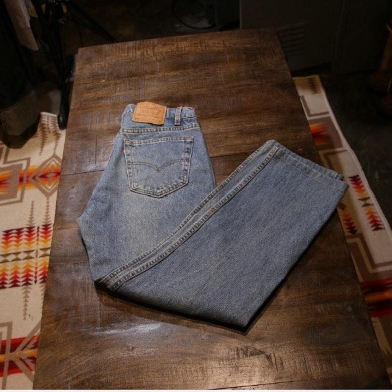 levis 90s made in usa 505 denim pants(32)