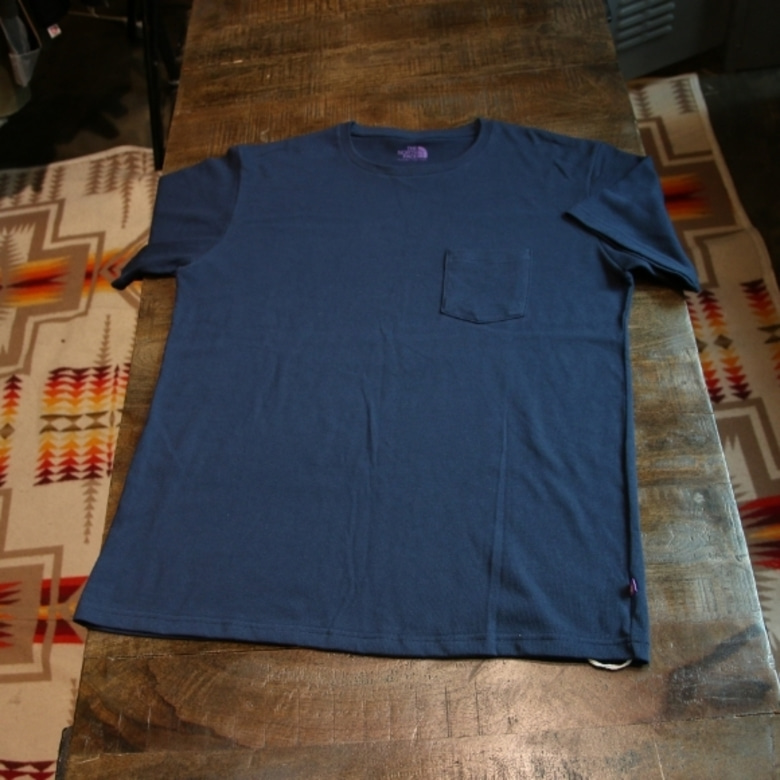THE NORTH FACE PURPLE LABEL pocket tee (navy)