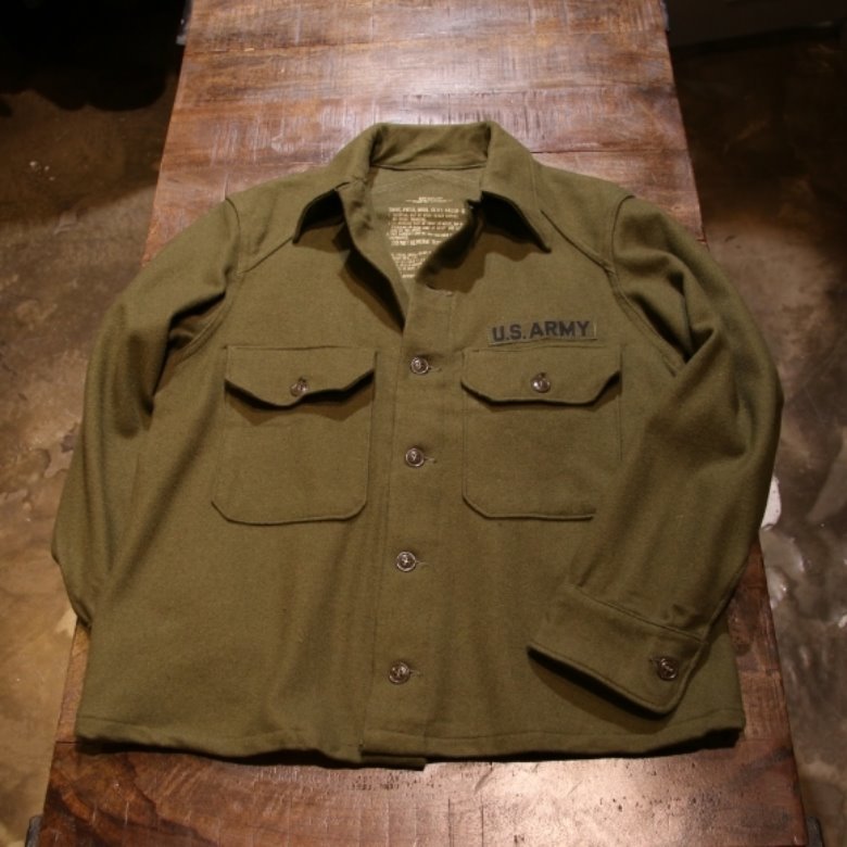 us army og-108 wool shirt (M)