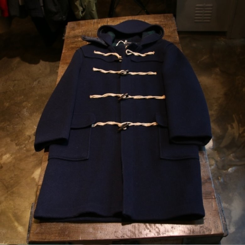 gloverall navy duffle coat