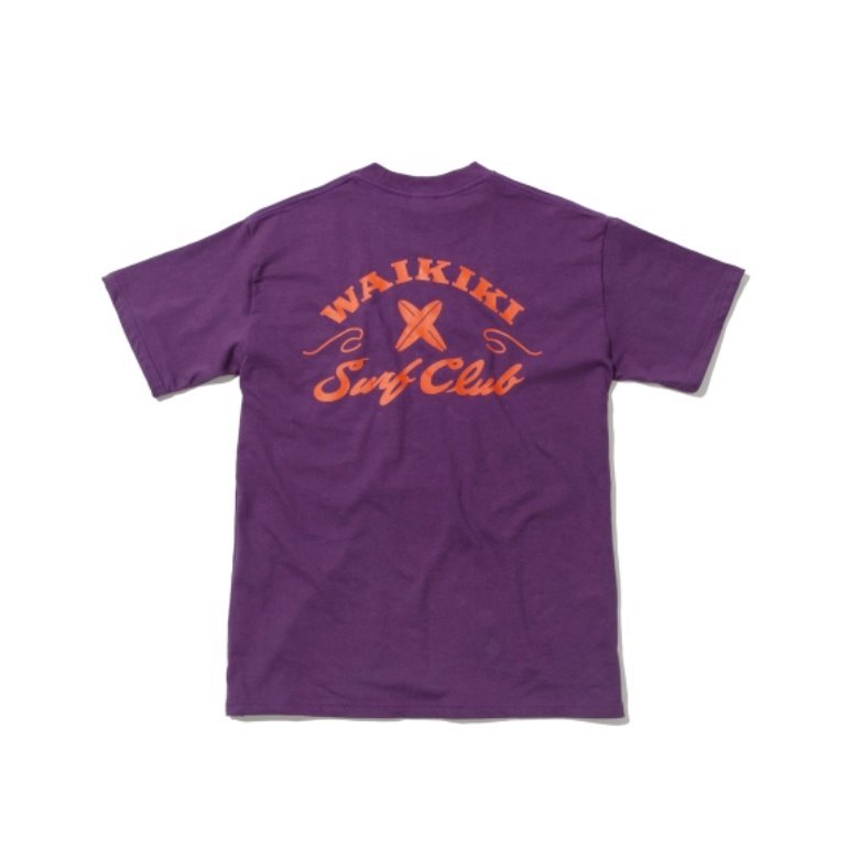 wildhogs waikiki surf club tee (purple)