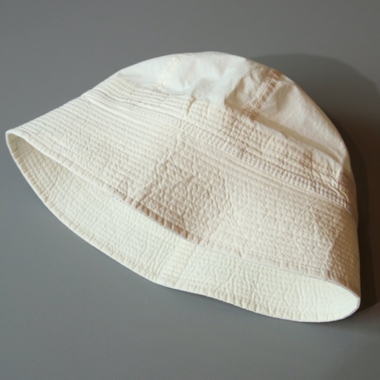 wildhogs nylon sailor bucket hat (ivory)