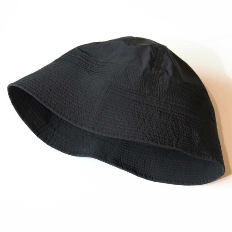 wildhogs nylon sailor bucket hat (BLACK)