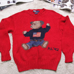 vintage polo &#039;92 bear knit 