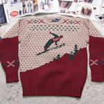POLO vintage ski pattern knit
