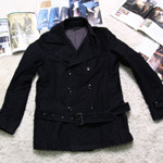 BOYCOTT black trench coat