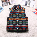 Pendleton chimayo pattern down vest 