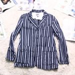 Engineered Garments stripe jacket 