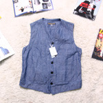 rugged factory chambray vest 