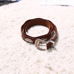 vintage leather stud belt 