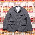 engineered garments grey wool jacket 