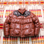 freedom leather down jacket 
