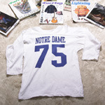 70&#039;s notre dame football T