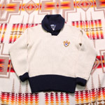 Polo shawl collar knit 