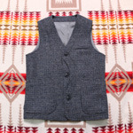 eddie bauer harris tweed hunting vest 