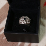 wjk silver ring 