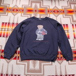 vintage polo bear sweat shirt
