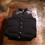 rocky mountain harris tweed down vest 