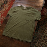 buzz rickson olive pocket t-shirt